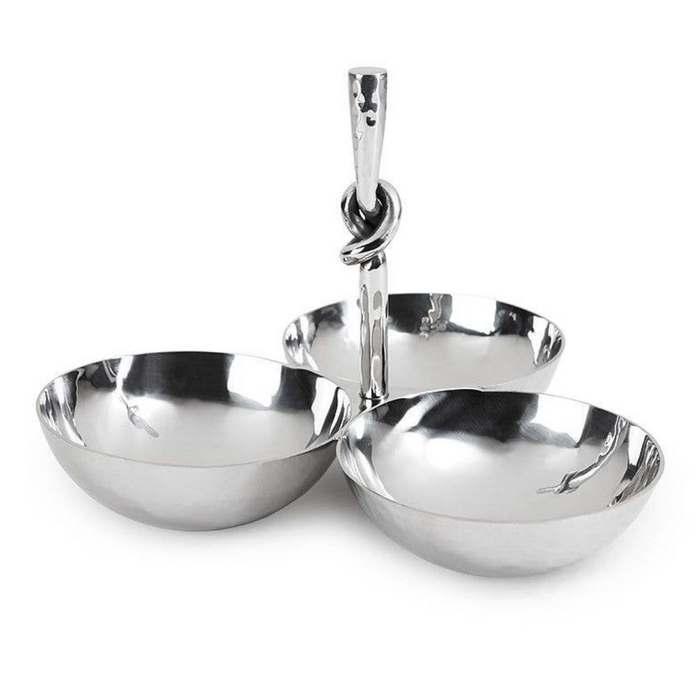 Helyx Snack Set 3-Bowl with Knot Handle