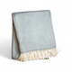 Personalized Monogram Herringbone Plush Throw