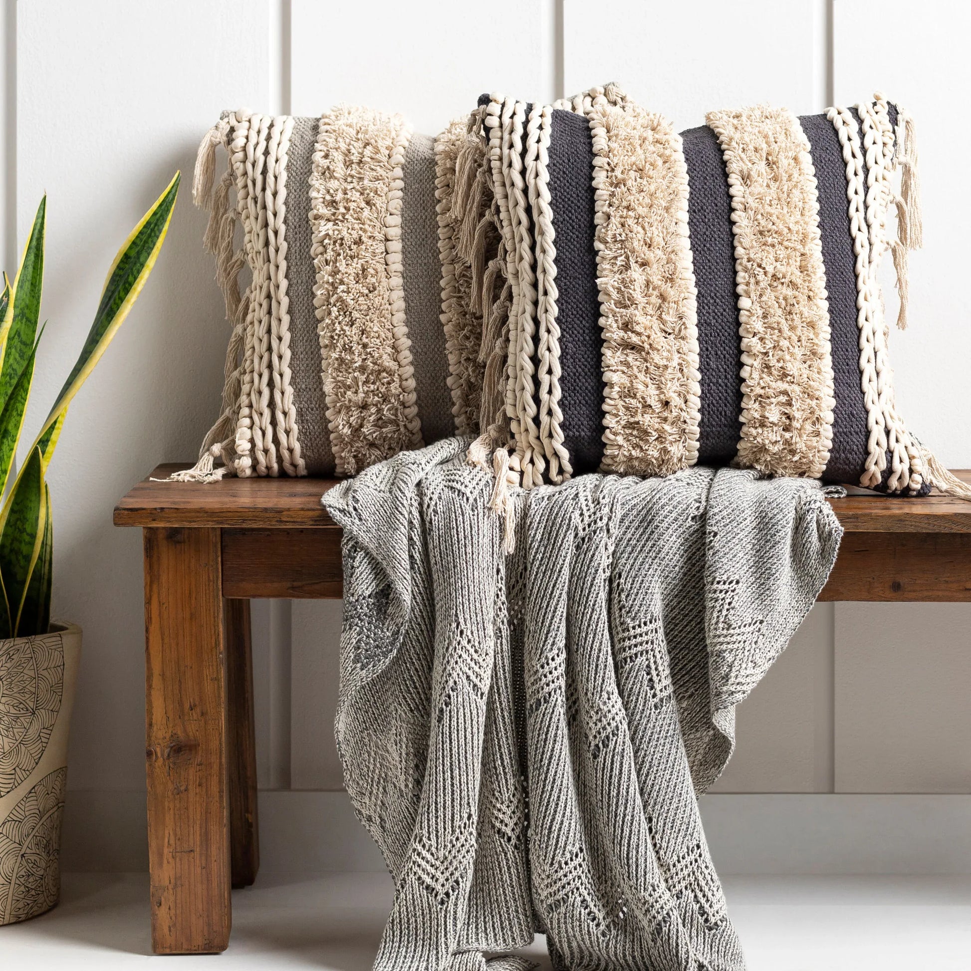 The Cozy Knot Pillow 18x18 Throw Pillows