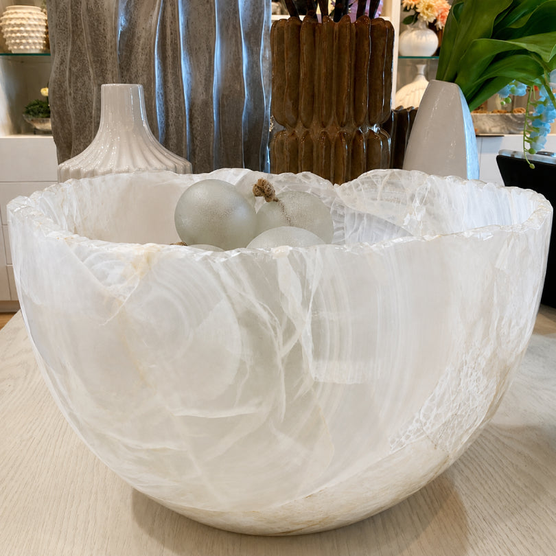 Ice Onyx Bowl Centerpiece