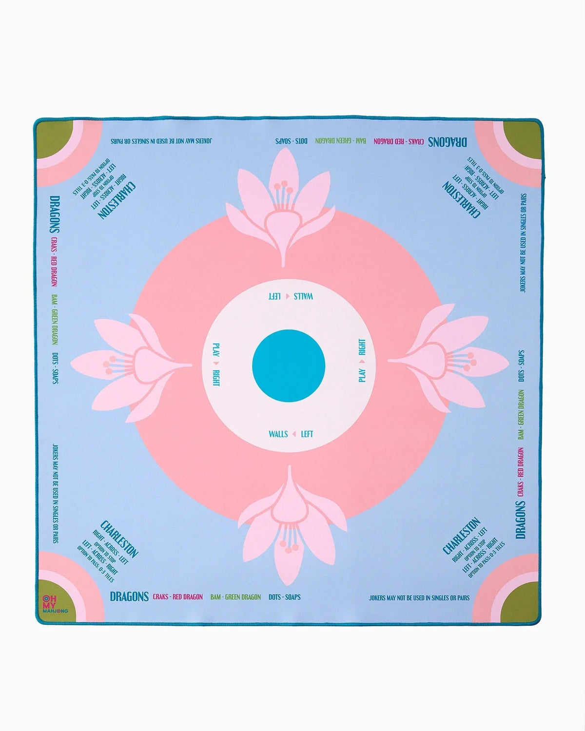 Mahjong Mat La Fete Mat Games - Oh My Mahjong