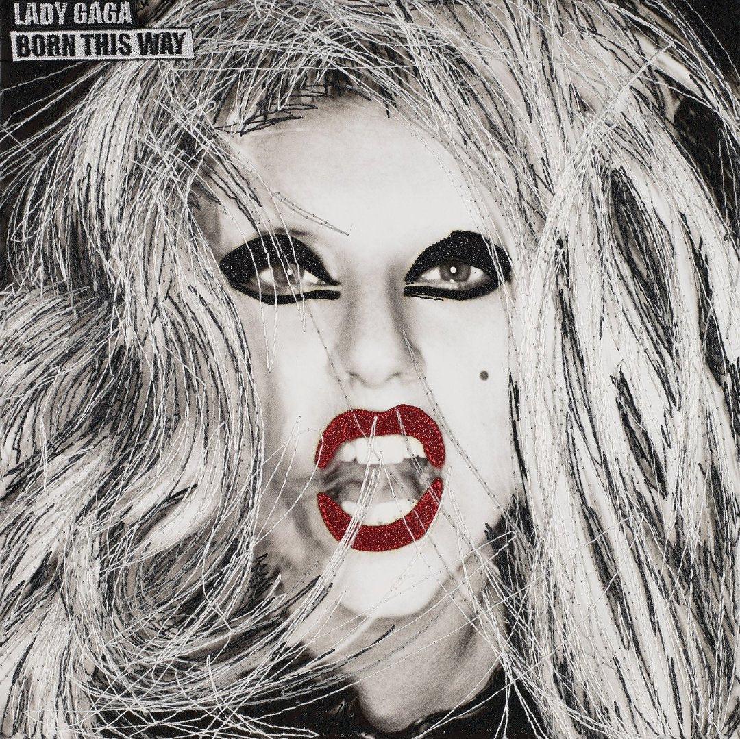 Lady Gaga, Born This Way Embroidered Artwork – SBG Home & Design