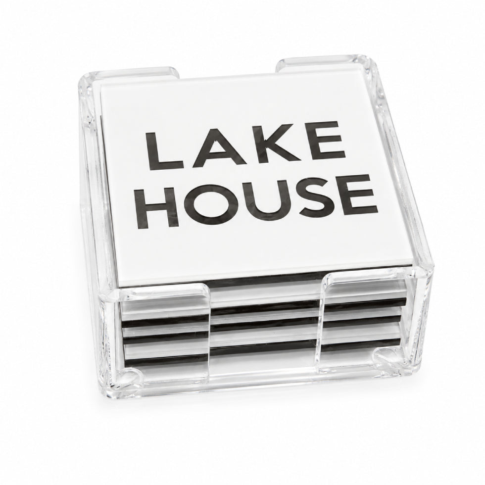 Summer Acrylic Coasters - Set of 4 - with Base