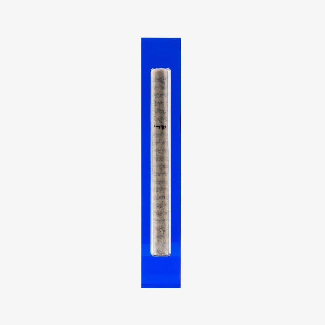 Mezuzah Large Blue Mezuzah
