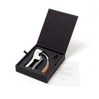 Lever Wine Opener  - Oeno Motion Wood & Chrome.