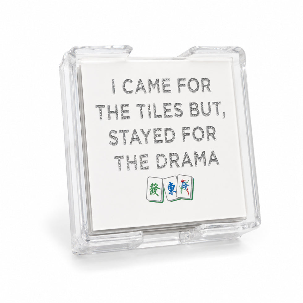 Acrylic Coasters - Set of 4 - with Base