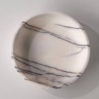 Marble Lilac - Stone Serve Bowl.