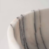 Marble Lilac - Stone Serve Bowl.