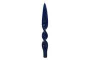 Denise Twist Candle S/2 Blue Candles