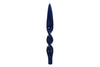 Denise Twist Candle S/2 Blue Candles
