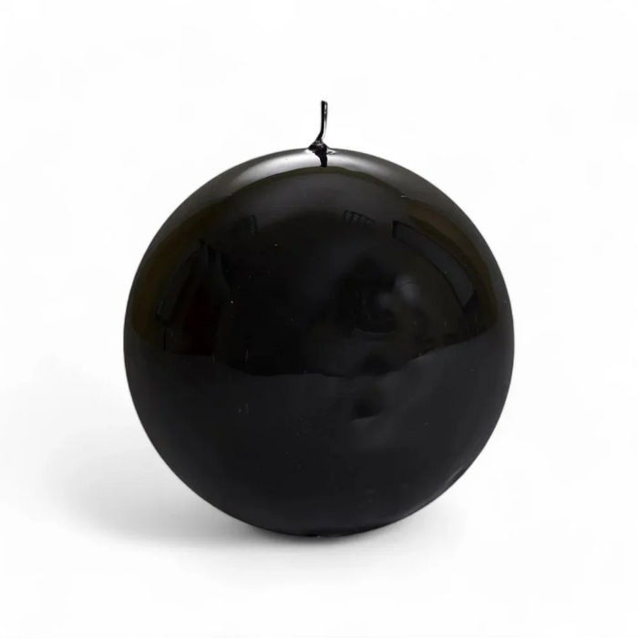 Meloria Ball Candle Large Black Candles