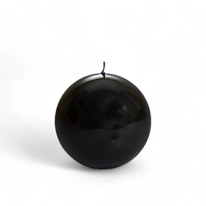 Meloria Ball Candle Medium Black Candles