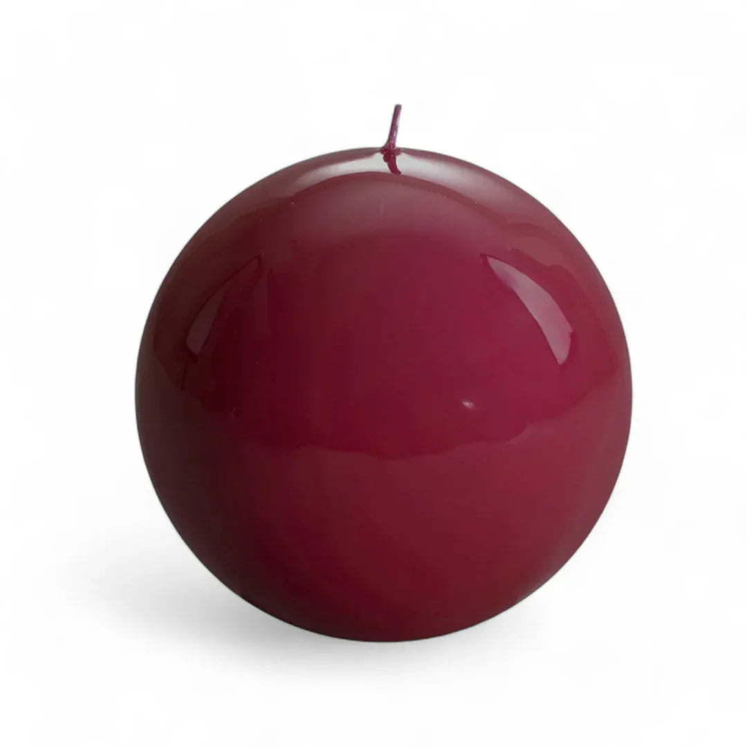 Meloria Ball Candle Large Bordeaux Candles