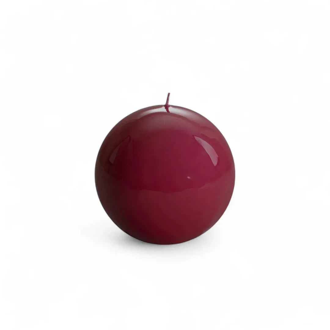 Meloria Ball Candle Small Bordeaux Candles