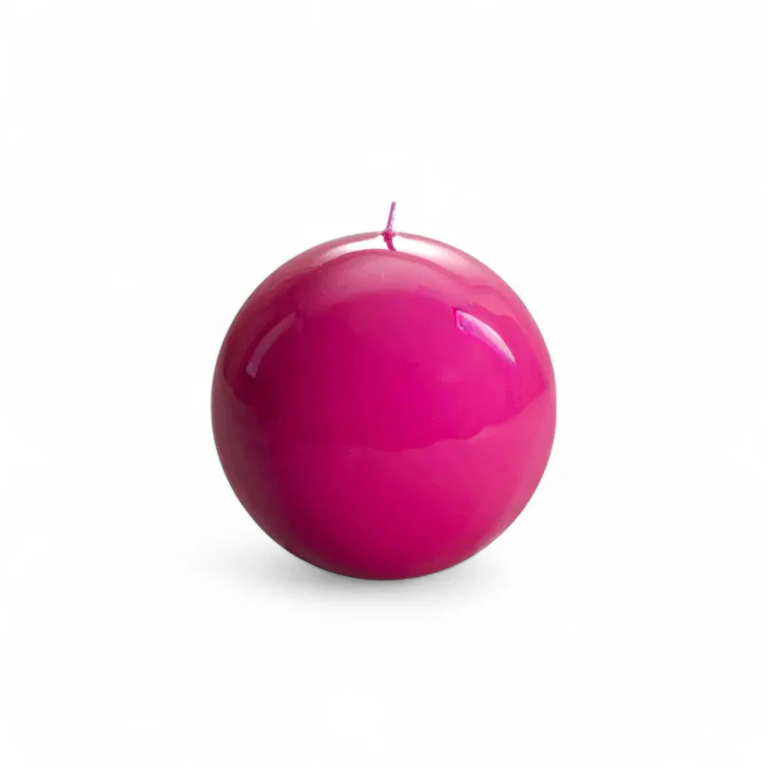 Meloria Ball Candle Small Fuchsia Candles