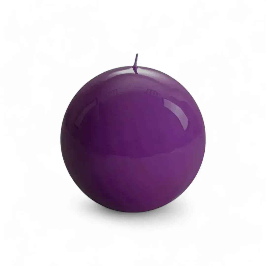 Meloria Ball Candle Medium Purple Candles