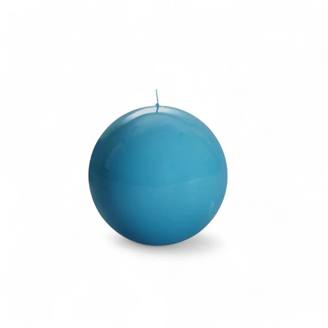 Meloria Ball Candle Small Turquoise Candles