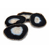 Pedra Gemstone Agate Coasters Midnight Coasters
