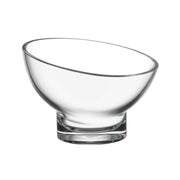 Mouth Blown Slant Cut Candy Bowl
