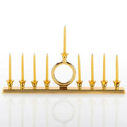 O Gold Menorah Candleholder Menorah