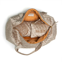 Mahjong Bag Travel Set - Taupe Games Velvet Mahjong Case