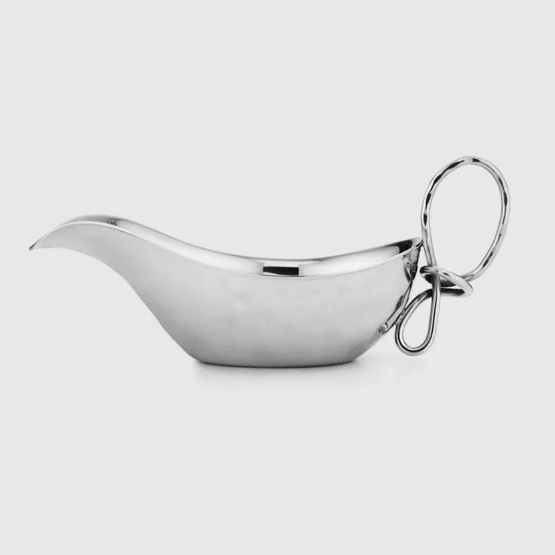 Opus Gravy Bowl with Double Loop Handle Gravy Boat