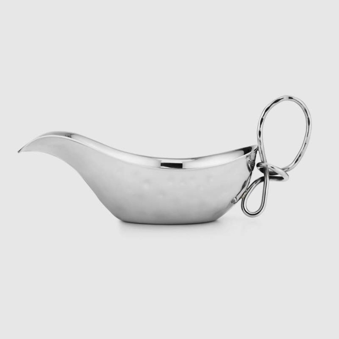 Opus Gravy Bowl with Double Loop Handle.