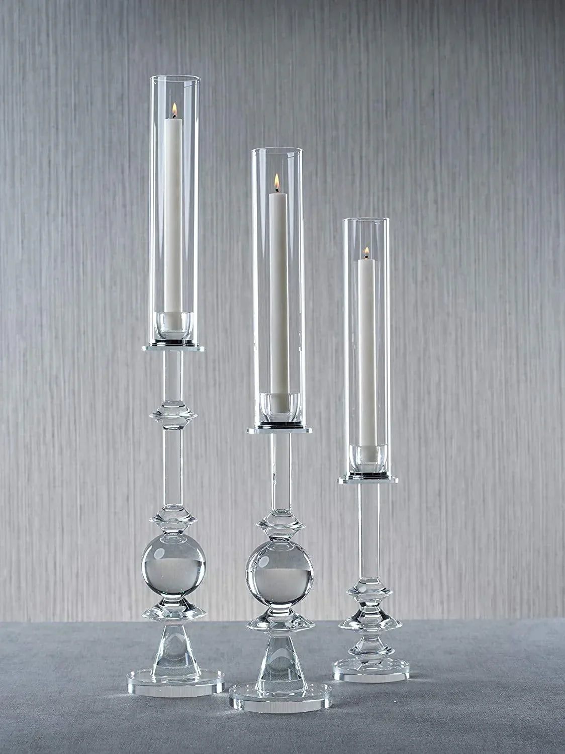 Valentina Crystal Candle Holder Votives, Hurricanes & Candleholders