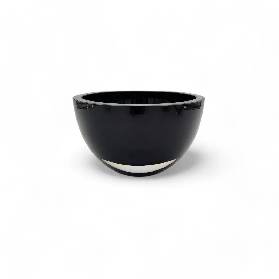 Penelope Crystal Bowl Black Baskets & Bowls