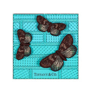 Petite Butterfly Swarm TIFFANY 5x5 Art