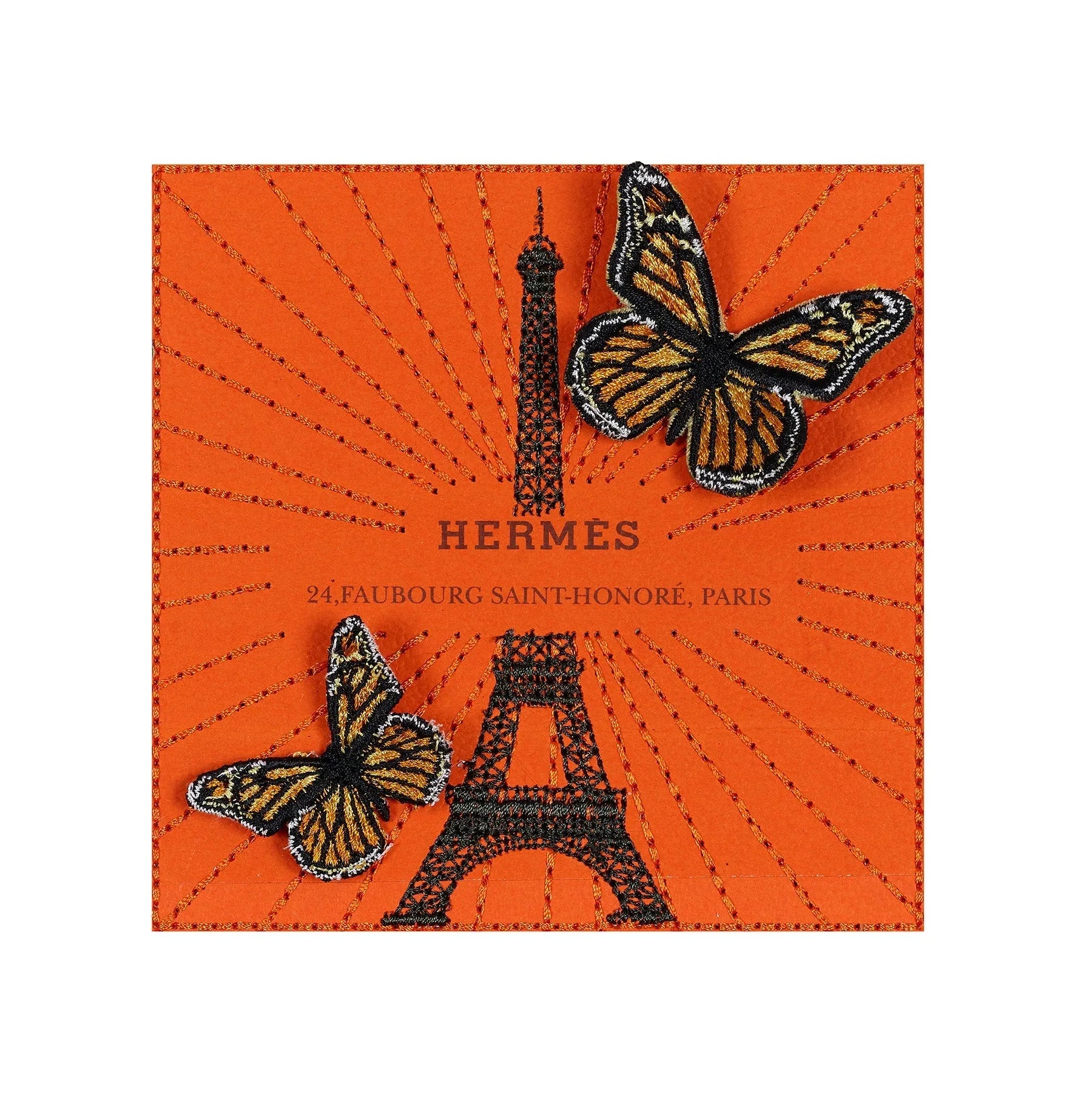 Petite Eiffel Tower Hermes 5x5 Art