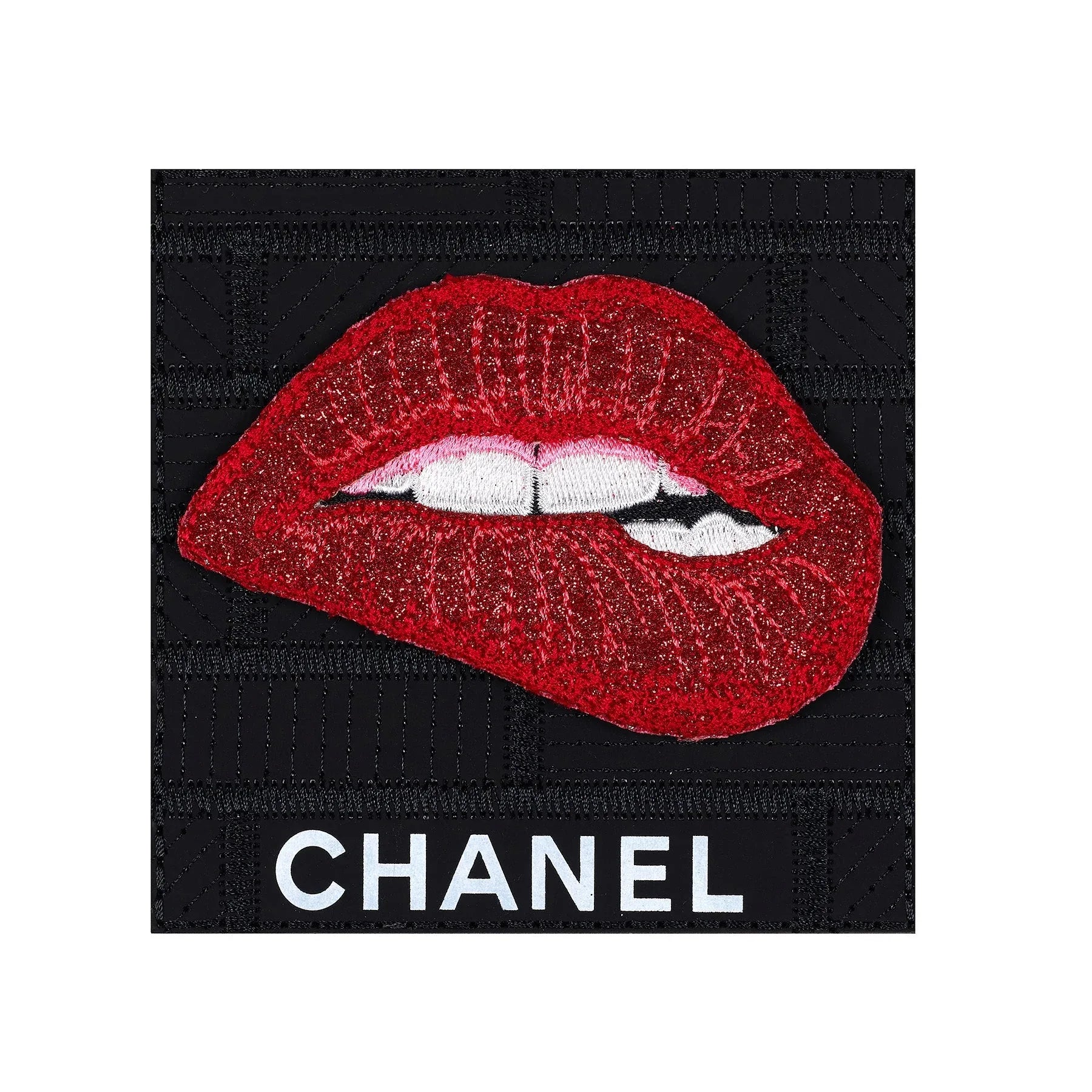 Petite Lips 5x5 Chanel Black Art