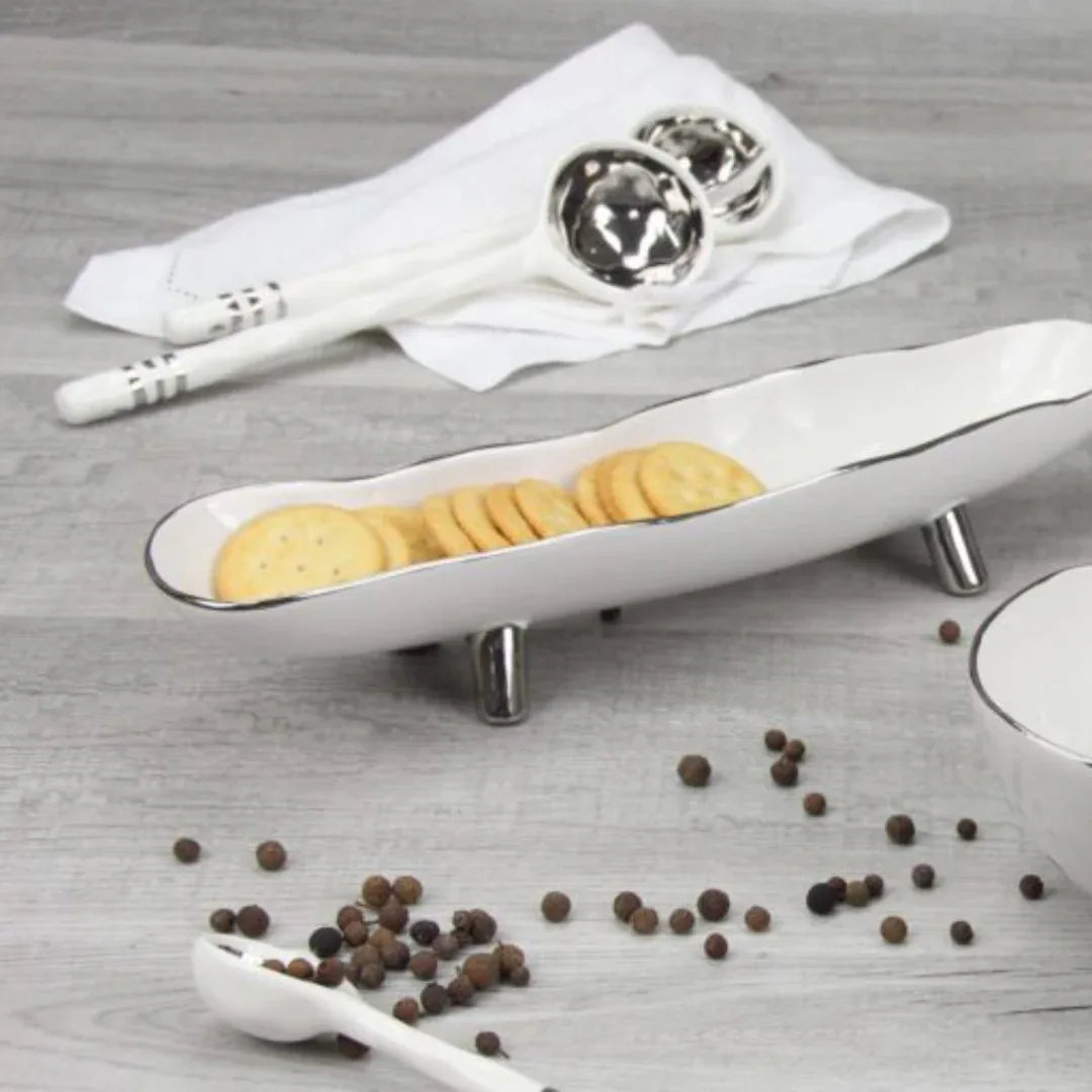 Porcelain Salad Server Set Salad Serving Set