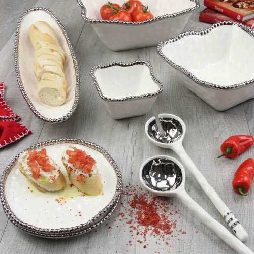 Porcelain Salad Server Set Salad Serving Set