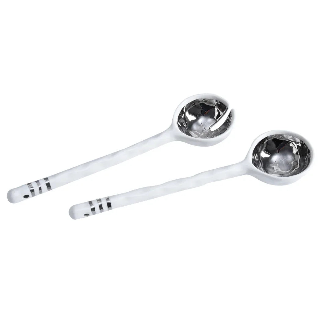 Porcelain Salad Server Set Salad Serving Set