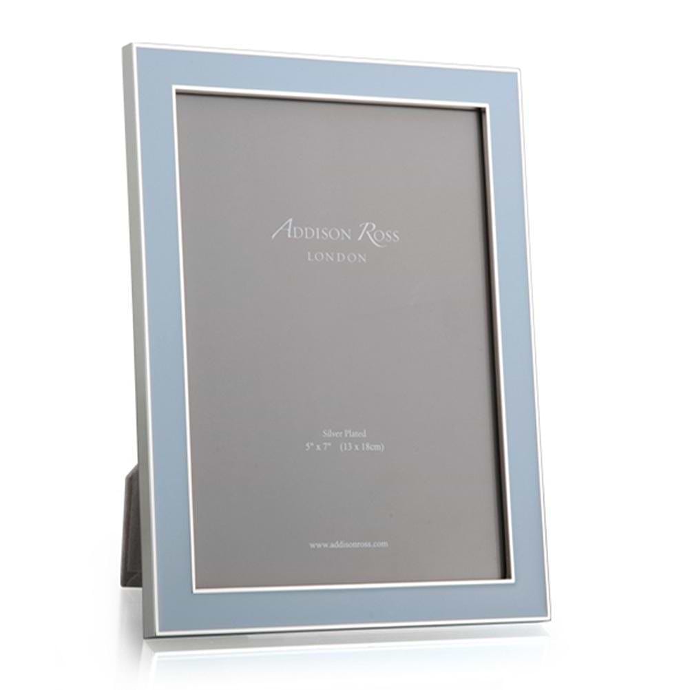 Powder Enamel & Silver Frame