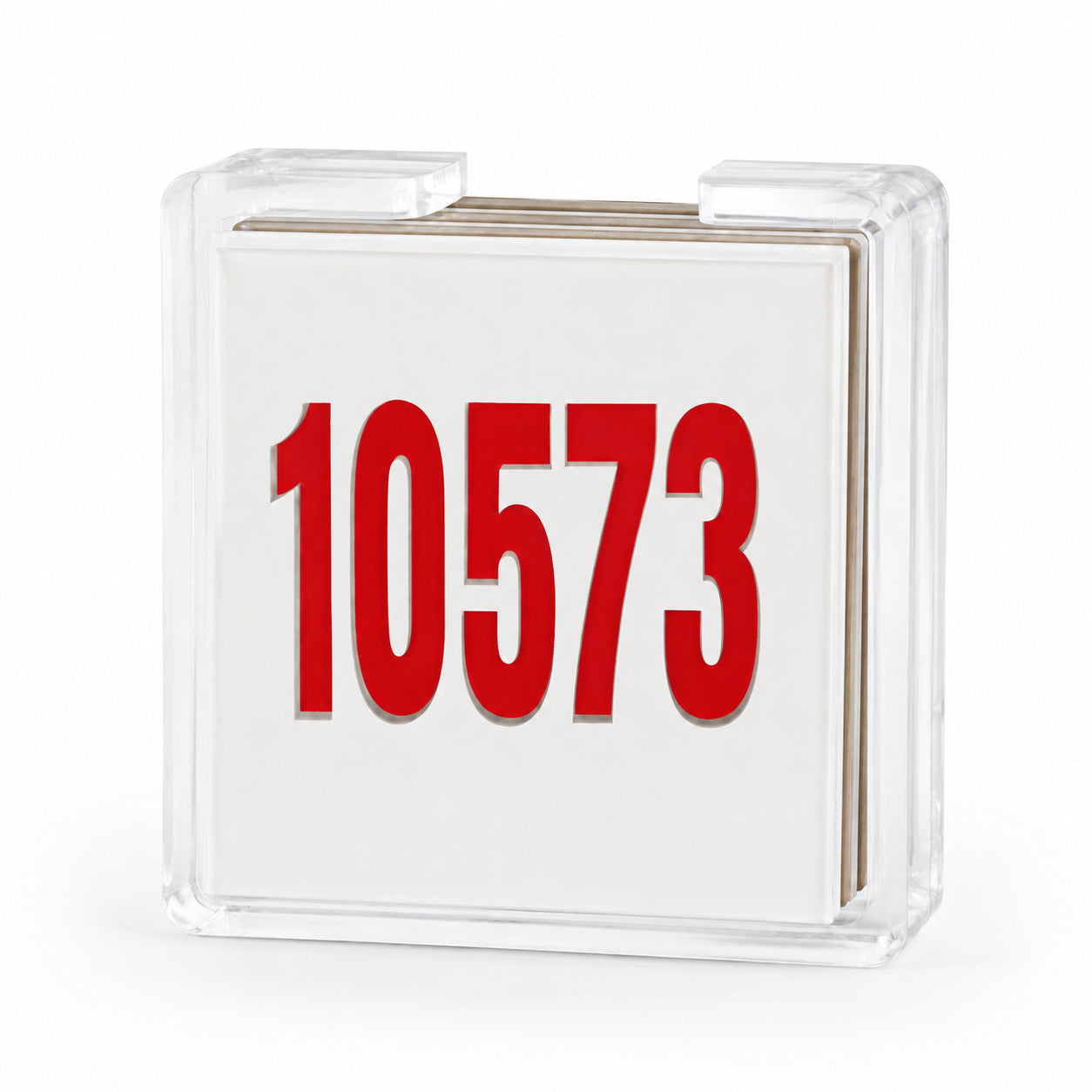 Custom Acrylic Coasters - Set of 4 - with Base