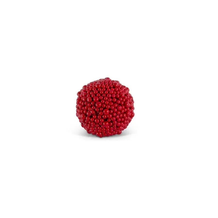 4.5" Red Multi Berry Ball Decor