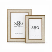 Shagreen Cream Picture Frame