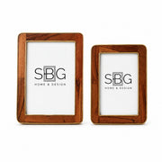 Wood & Brass Photo Frame