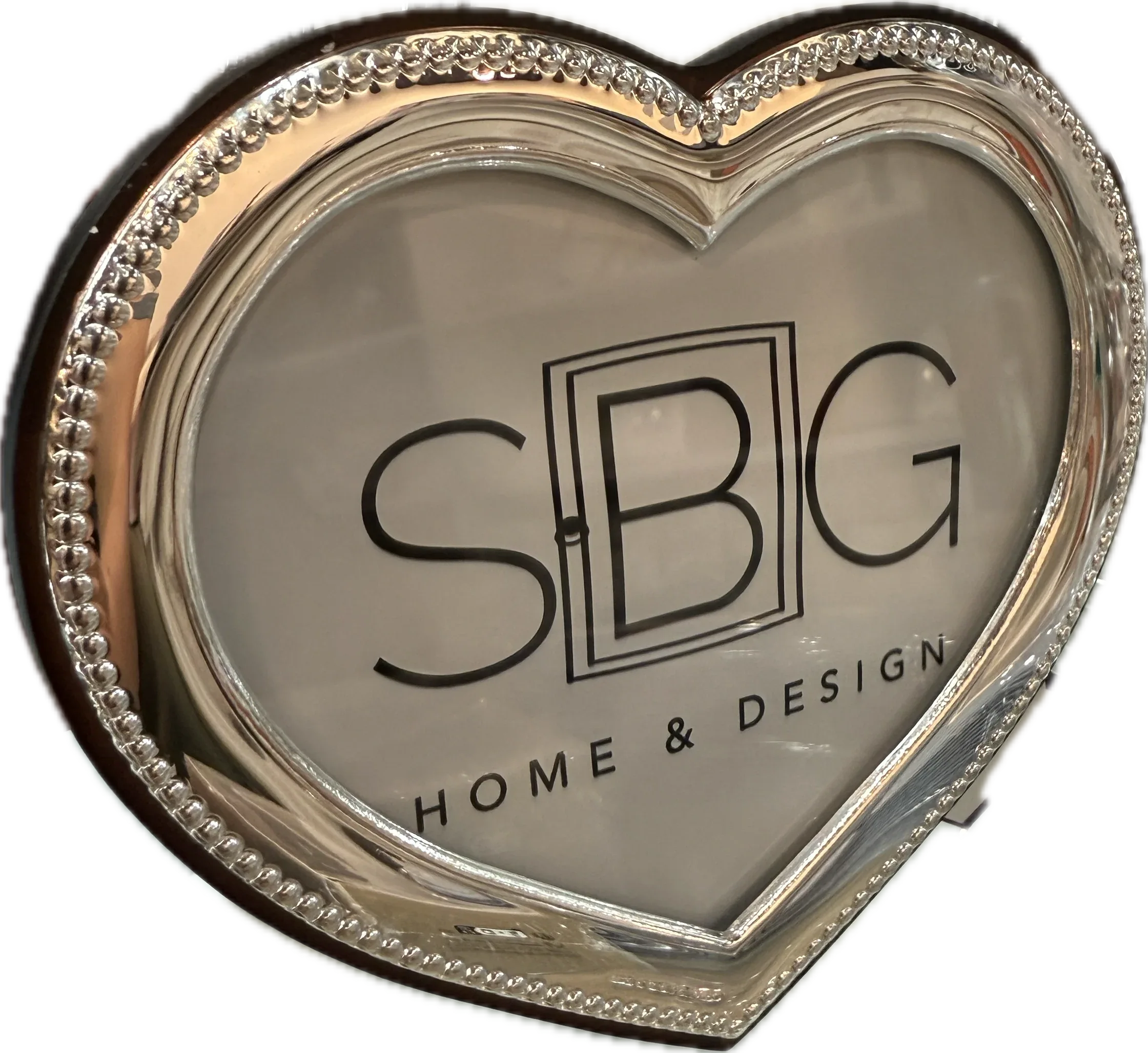 Silverplate Heart Frame 3x4 Picture Frame