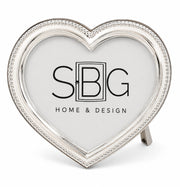 Silverplate Heart Picture Frame