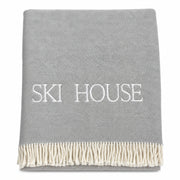 Pixel Throw With Ivory Fringes