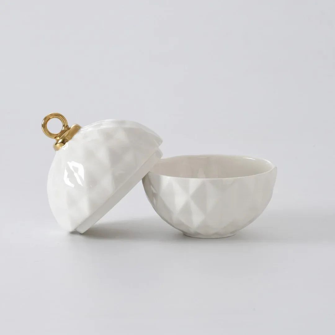 Small Ornament Bowl Holiday Decor
