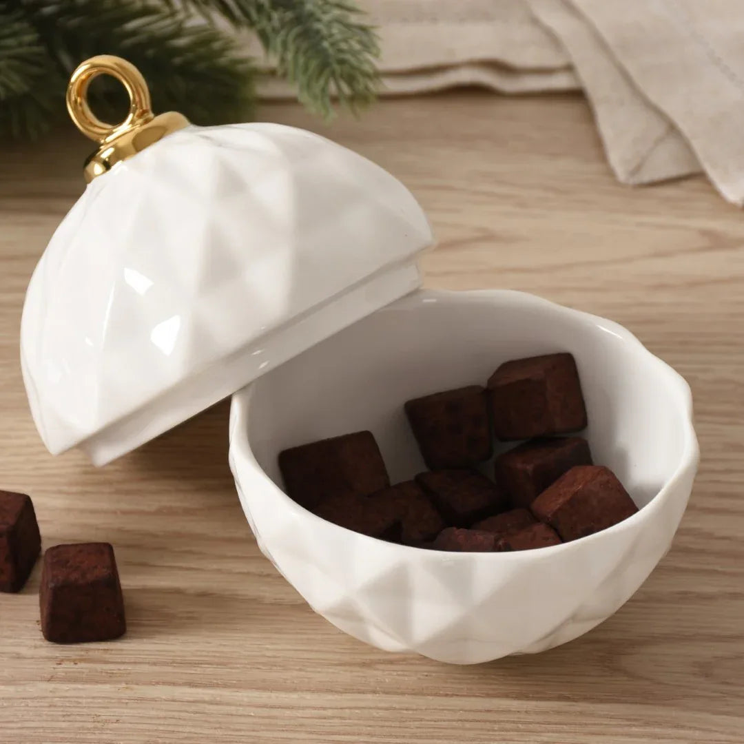 Small Ornament Bowl Holiday Decor
