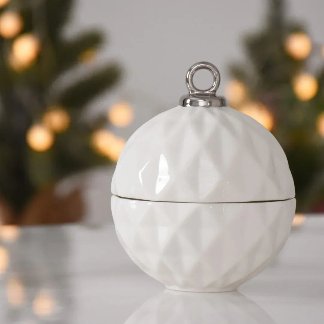 Small Ornament Bowl Holiday Decor