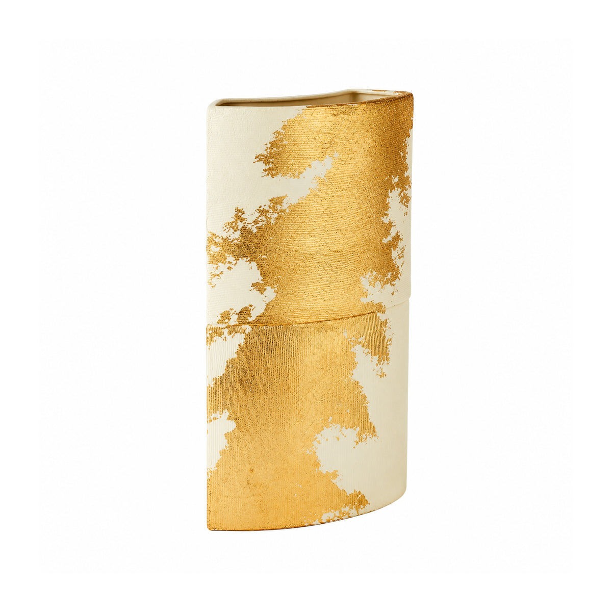 Splish Gold Leaf Vase