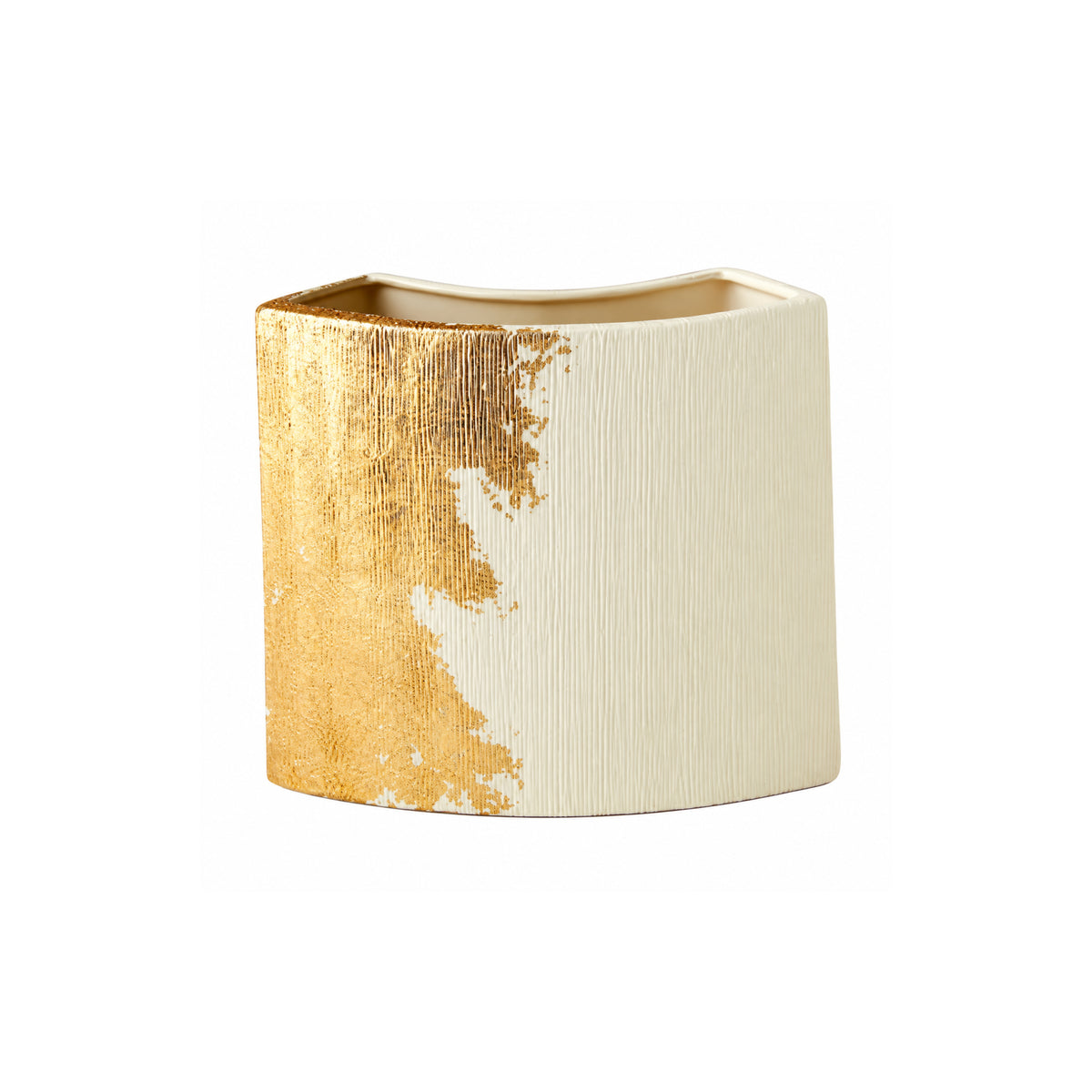 Splish Gold Leaf Vase