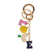 Sports Love Tennis Icons Bag Charm And Keychain