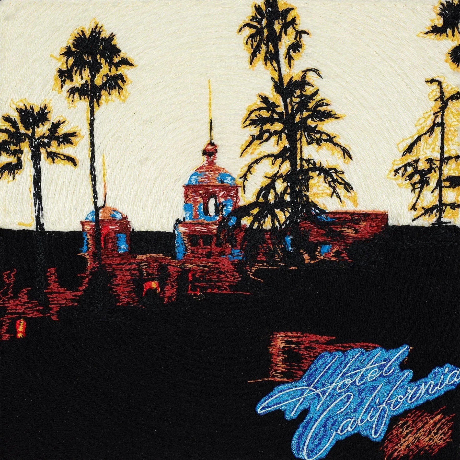 The Eagles, Hotel California Embroidered Artwork Art